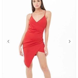Red night out dress